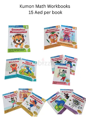 Kumon Math Workbooks - Grade 1 to Grade 6 Practice Books