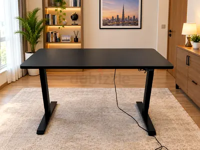 Free Delivery IKEA Electric Height-Adjustable Standing Desk - Black, Good Condition