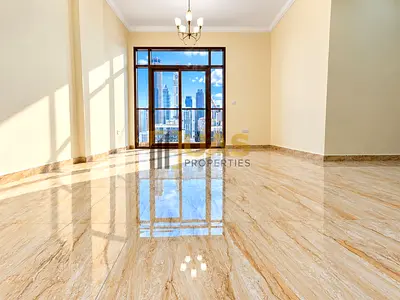 شقة فسيحة بغرفة نوم واحدة | الزهراء جميرا | إطلالة على أفق المدينة