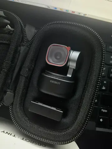 OBSbot Tiny 3 AI Auto-Tracking Webcam with Carry Case