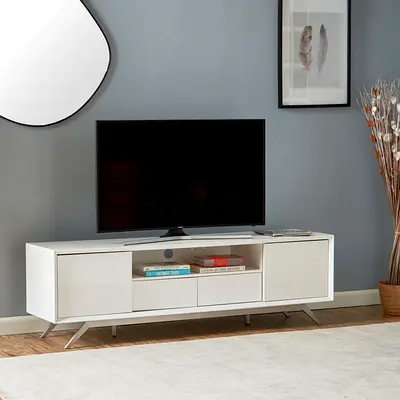 Brand new TV Unit White and Grey