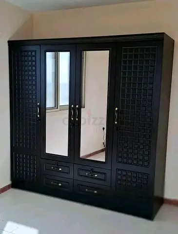 Dark brown colour 4door cabinet brand new