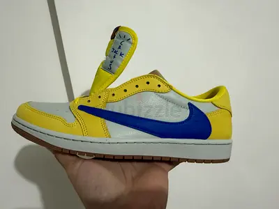 Jordan 1 low x travis canary