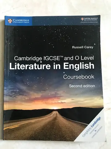 Cambridge IGCSE and O Level Literature in English Coursebook (2nd edition) - Russell Carey