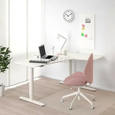 IKEA BEKANT Corner Desk (Right) - White 160x110 cm