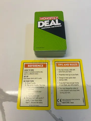 Monopoly Deal Card Game