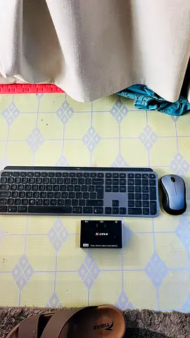Wireless keyboard and mouse set (with USB receiver) - used