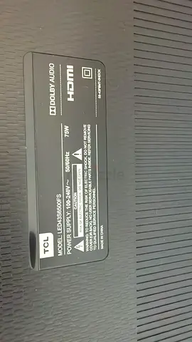 TCL 43 inch Smart LED TV with Remote - Good Working Condition