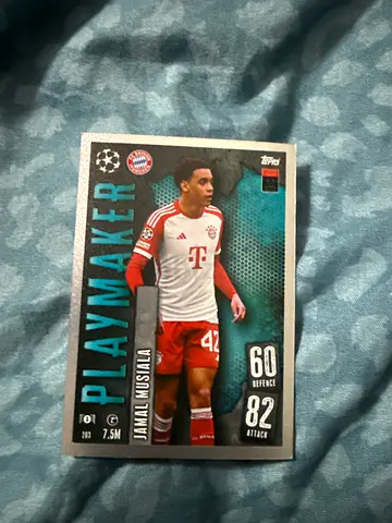 Jamal Musiala Topps Match Attax Playmaker Trading Card