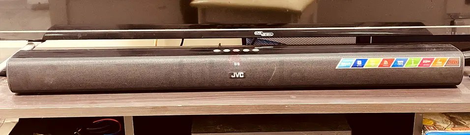 JVC Soundbar with Wired Subwoofer - Good Working Condition