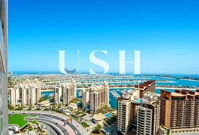 Luxury Studio | High Floor | Palm & Skyline View