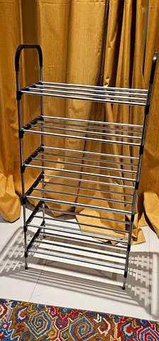 6-Tier Metal Shoe Rack – AED 75