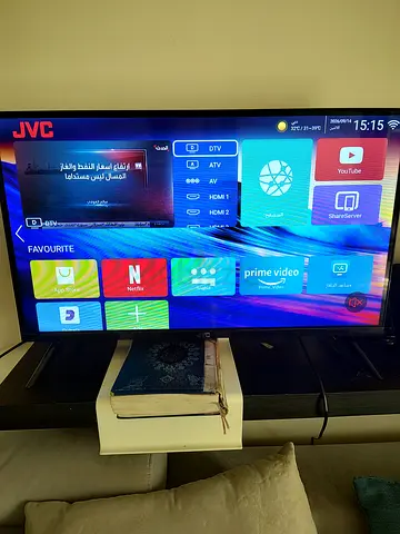 GOOGLE ANDROID 11 SMART EDGELESS JVC 32" LED HD TV Self SATELLITE HD RECEIVER+ Dolby Audio