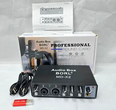 Borl 2 Channel Professional Sound Card - Brand new