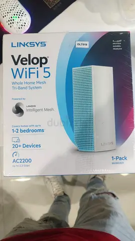 Linksys Velop WiFi 5 Whole Home Mesh Tri-Band Router - AC2200 (1-Pack)
