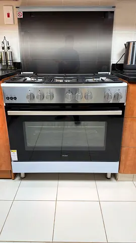 Haier 90cm Stainless Steel Gas Cooker with Oven - Excellent Condition