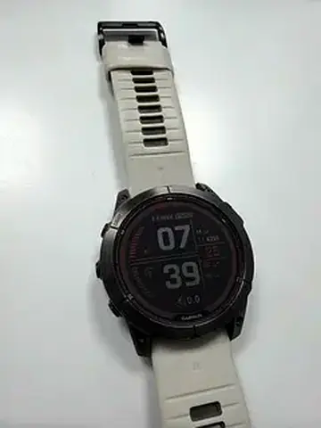 Garmin Fenix 7 sapphire solar GPS Smartwatch - Used (White Strap)