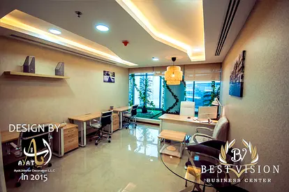 Price Starts from AED46,000 depends on  the size and design of the office / Well-Furnished Offices | Canal  Burj Khalifa View | Free Assistance