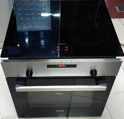 Siemens Built-in Oven+induction Hobs 60cm- Good Working Condition
