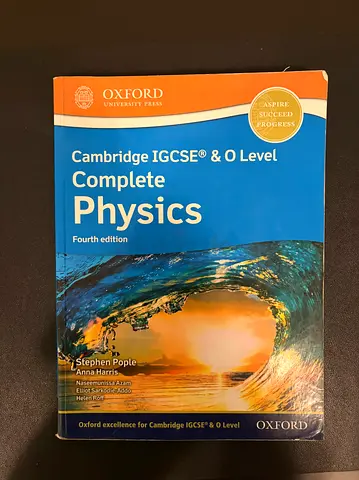 Cambridge IGCSE & O Level Complete Physics (Fourth Edition) - Oxford University Press