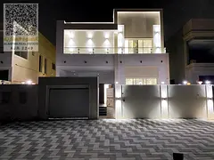 Located in one of the best areas in Ajman: a new villa with super-deluxe finishing, including electr