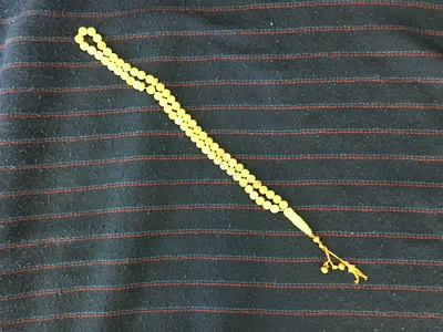 Vintage Yellow Amber Prayer Beads (Tasbih)