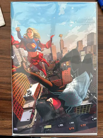 Marvel/DC: Spider-Man/Superman #1 Ivan Talavera Full Art 1:100 Ratio Variant