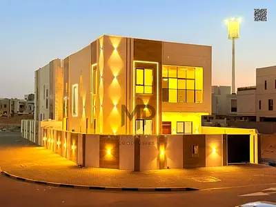 🏡 فيلا كورنر فاخرة للبيع في العامرة – عجمان، زاوية شارعين بتصميم مودرن راقٍ وموقع استراتيجي بالقرب من شارع الشيخ محمد بن زايد — فرصة مميزة للسكن والا