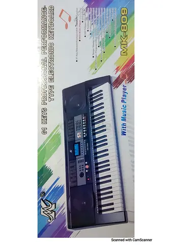 MK Electric Keyboard 61 keys (MK-809) - Brand new