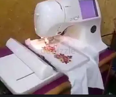 Brother big touch lcd screen personal embroidery system and sewing machine