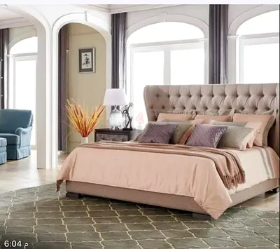 Modren design New King size Luxury Family Bed frame with Mattress Available