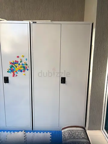 Steel office storage cabinets 4 month old only
