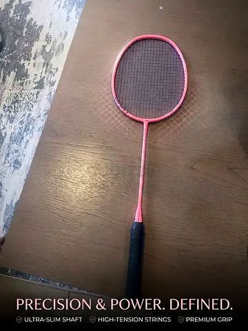 Pink Li-Ning Axforce Badminton Racket - Ultra Lightweight, 5U (72g)