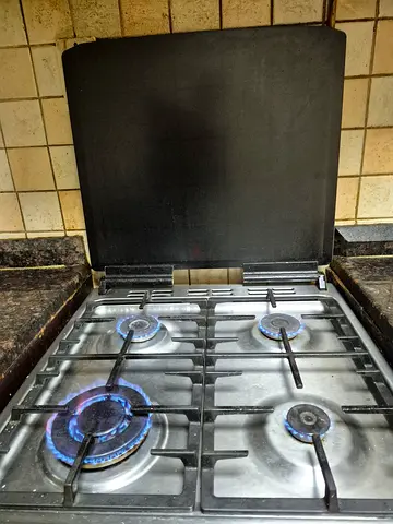 Bloomberg 4-Burner Stainless Steel G with Cast Iron Grates and electric grill 60 x 60