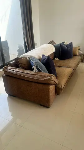 Leather sofa