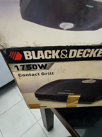 Black & Decker 1750W Contact Grill - Used, in Box