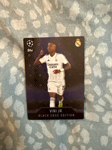 Vini Jr. Black Edge Edition Topps Trading Card