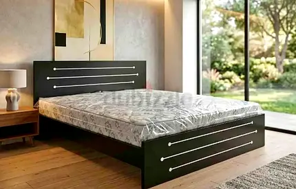 Brand new Wooden King size bed frame with Mattress Available
