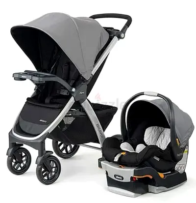 Chicco Bravo Trio Travel System Camden, 3-in-1 Travel System Stroller