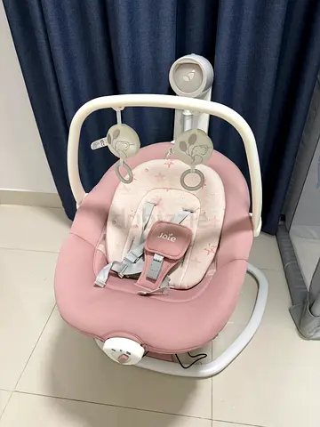 Joie baby shop automatic swing with 180 degree movement 5 months old under warranty