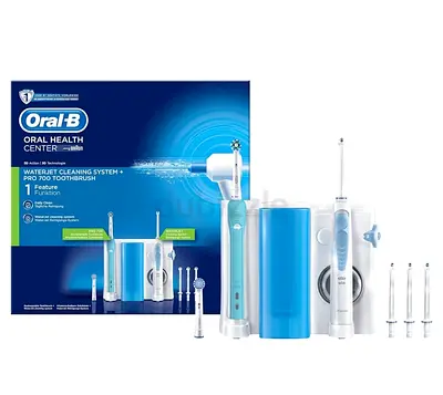 Oral-B Oral Health Center WaterJet Cleaning System + Pro 700 Toothbrush (Brand New)