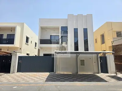 Luxury villa for sale in Al Zahia, Ajman - 5 master bedrooms and spacious areas | Freehold