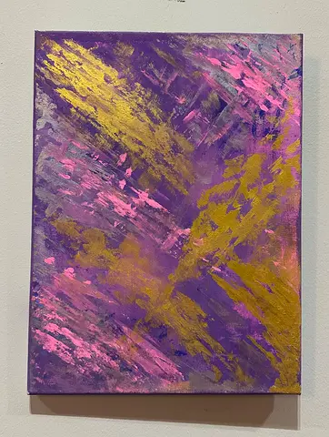 Original Abstract Acrylic Painting on Canvas – 30 × 40 cm