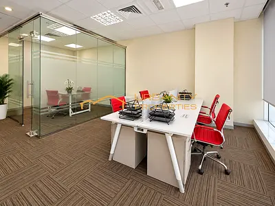 Turnkey Furnished Office for Rent | 813 sq.ft | 2 Parking | Business Bay