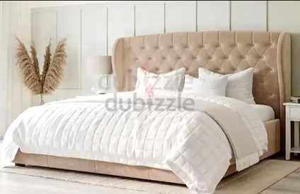 New High Quality Royal King size bed frame with Mattress Available