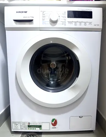 Krome 7kg Front Load Washing Machine - New Never Used