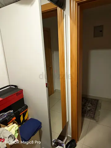 Full-length Mirror - White cabinet