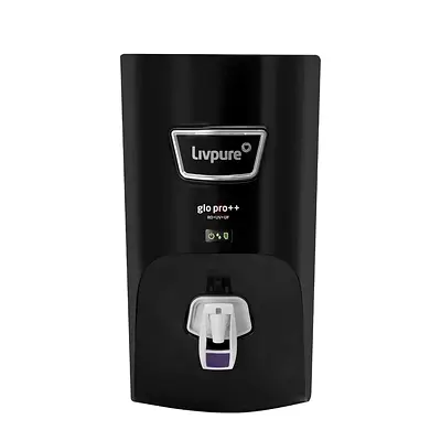 Livpure GLO PRO++ RO+UV+UF | Free Standard Installation Water Purifier for Home - 7 L Storage |