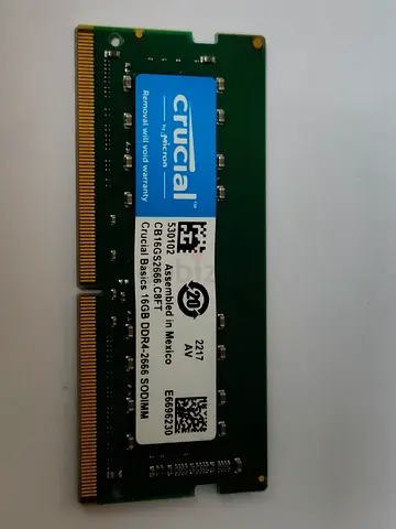 Crucial 16 GB 2666 SODIMM