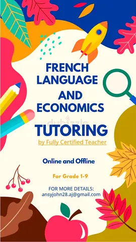 French tuition grade 1 to 9